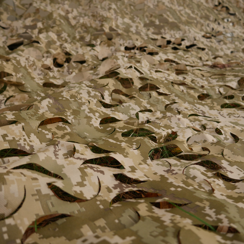 Маскировочная сетка Militex для авто Пиксель 3х5м (площадь 15 кв.м.)