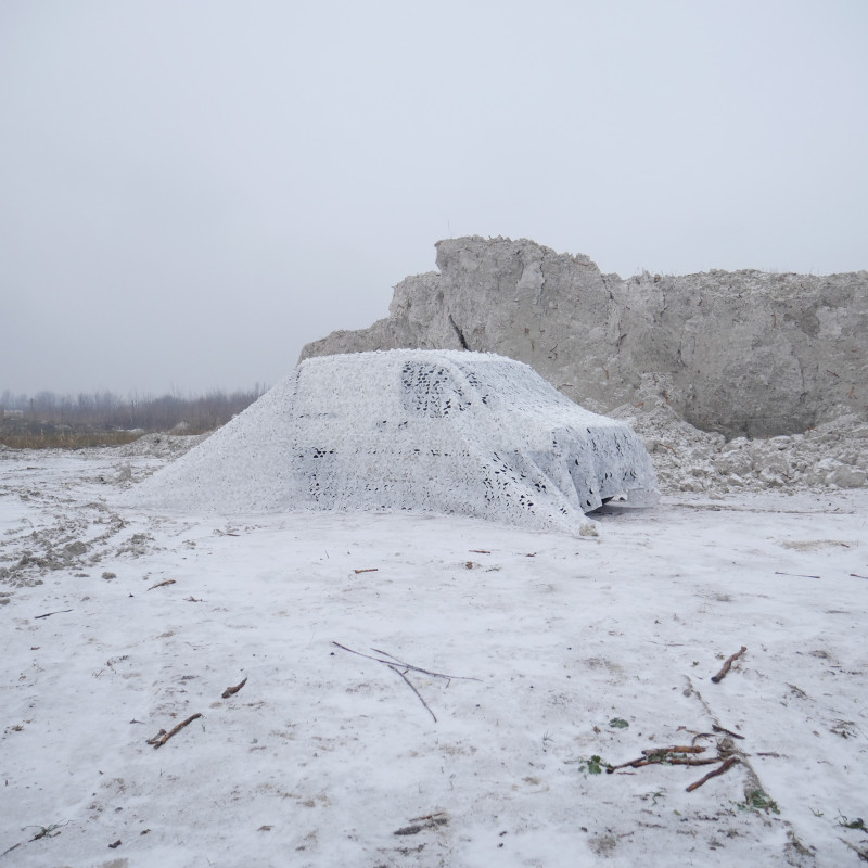 Маскувальна сітка Militex для авто Альпійська клякса 10х10м (площа 100 кв.м.)