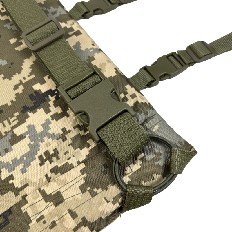 Каремат тьрохсекційний для сидіння Oxford 600D Pixel mm-14