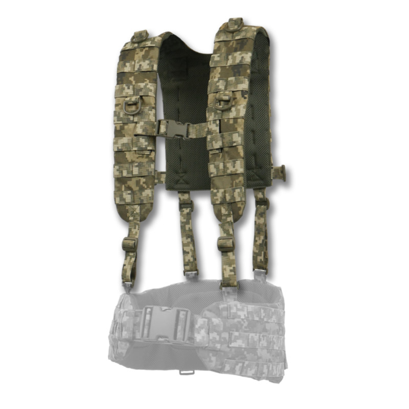 Ремни плечевые (лямки) мягкие для тактических поясов РПС Пиксель