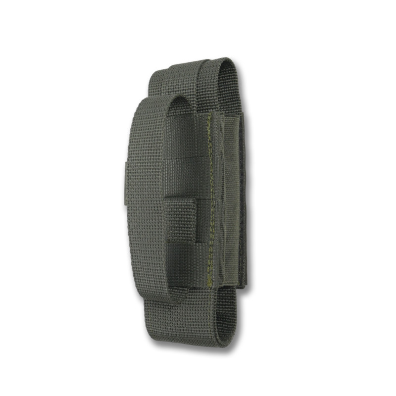 Подсумок под турникет открытого типа с креплениями для тактических ножниц и маркера хаки.