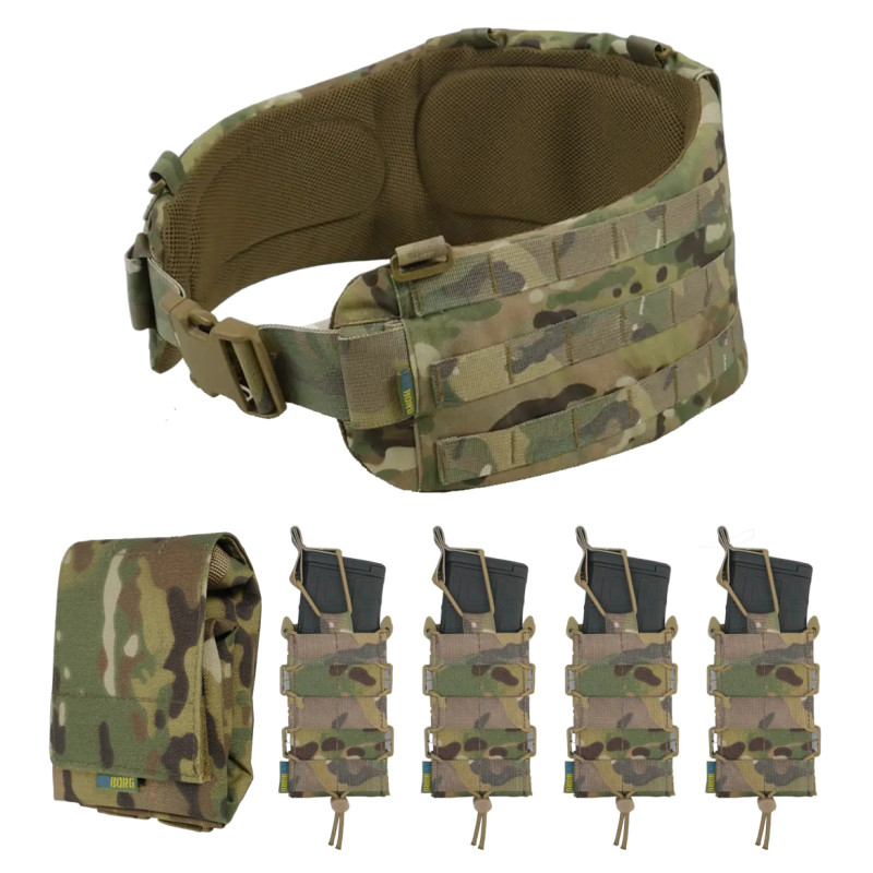 Набор Пояс РПС Kiborg R-1 GEN.2(M) мультикам + подсумки