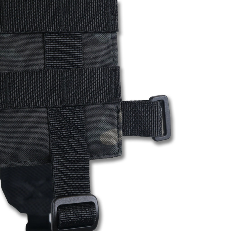 Ремни плечевые (лямки) мягкие для тактических поясов РПС черный мультикам