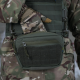 Сумка-напашник M Kiborg з балістичним пакетом 2 клас захисту PE Militex GU Сordura Khaki