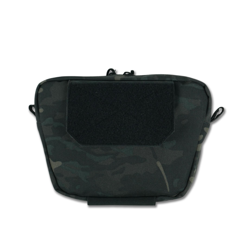 Сумка-напашник M Kiborg с баллистическим пакетом 2 класс защиты PE Militex GU Сordura Black Multicam