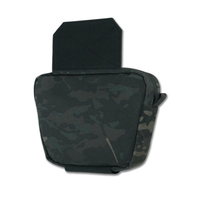 Сумка-напашник M Kiborg с баллистическим пакетом 2 класс защиты PE Militex GU Сordura Black Multicam