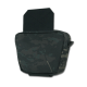 Сумка-напашник M Kiborg с баллистическим пакетом 2 класс защиты PE Militex GU Сordura Black Multicam