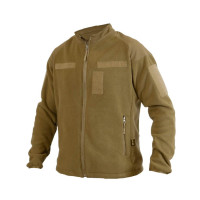 Флісова кофта з Velcro панелями Militex Windproof Coyote mod. 1