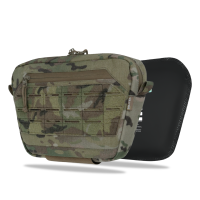 Бронекомплект (сумка-напашник M + баллистическая защита 2 класса) Cordura original USA Мультикам
