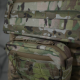 Бронекомплект (сумка-напашник M + баллистическая защита 2 класса) Cordura original USA Мультикам