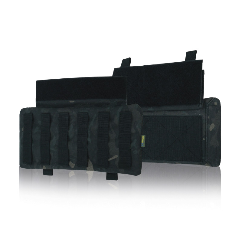 Комплект захист попереку Kiborg GEN.2 + балістичний пакет 2 класу Militex — Чорний Мультикам