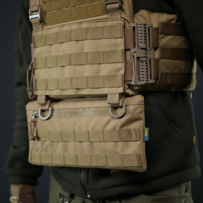 Модульний захисту живота Kiborg GEN.2 з балістичним захистом Militex (2 клас) Койот