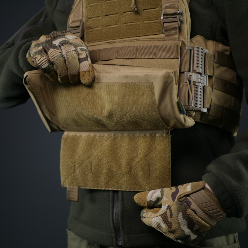 Модульний захисту живота Kiborg GEN.2 з балістичним захистом Militex (2 клас) Койот