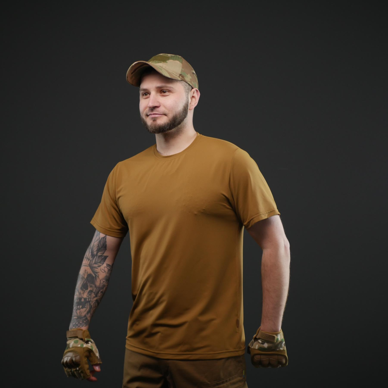 Тактическая футболка Militex ACTIVE DryFit | Coyote