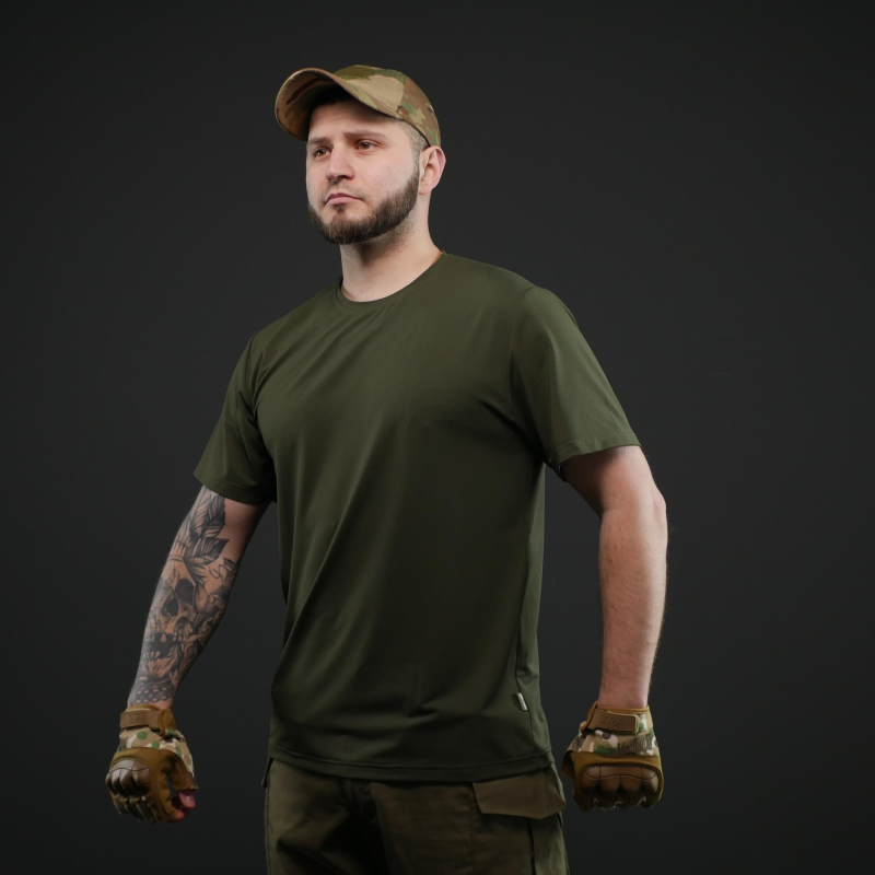 Тактична футболка Militex ACTIVE DryFit | Khaki