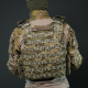 Армійський бронежилет Kiborg GEN.2 з збільшеною площею захисту Cordura 1000D | Повна модульна система (Піксель) M