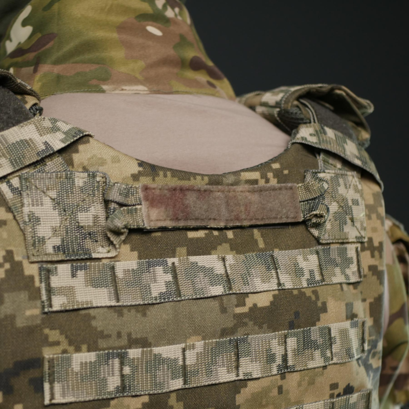Армійський бронежилет Kiborg GEN.2 з збільшеною площею захисту Cordura 1000D | Повна модульна система (Піксель) M
