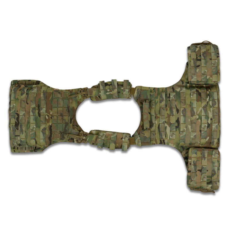 Армійський бронежилет Kiborg GEN.2 з збільшеною площею захисту Cordura 1000D | Повна модульна система (Мультикам) L