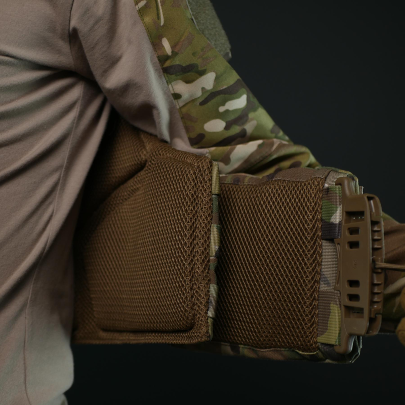 Армійський бронежилет Kiborg GEN.2 з збільшеною площею захисту Cordura 1000D | Повна модульна система (Мультикам) L