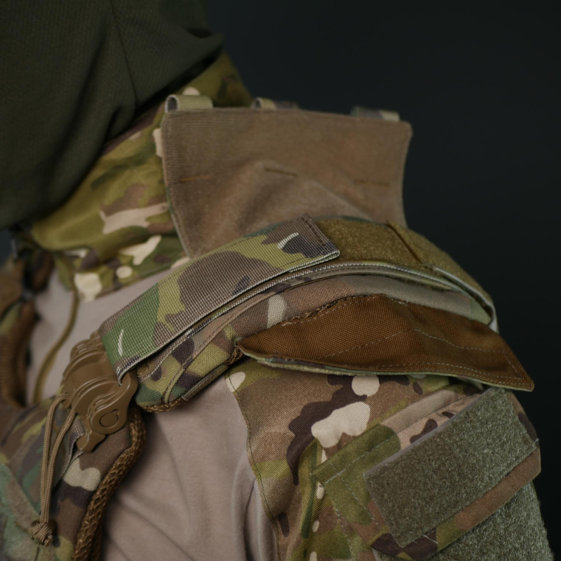 Армійський бронежилет Kiborg GEN.2 з збільшеною площею захисту Cordura 1000D | Повна модульна система (Мультикам) L