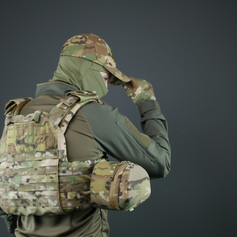 Тактический подсумок для хранения и переноски наушников Sound Guard (M) Мультикам — Kiborg 