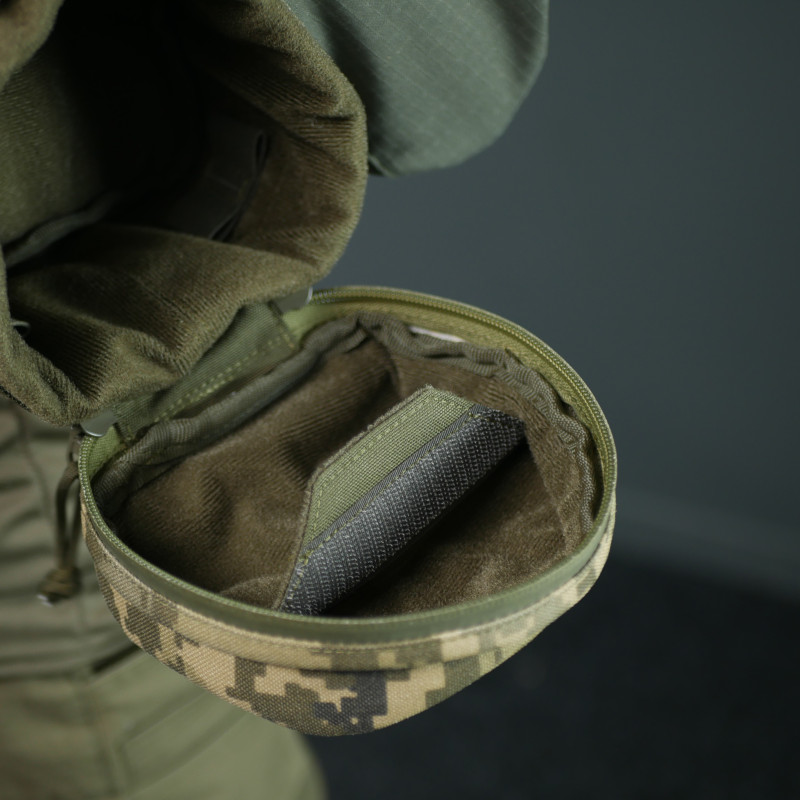 Тактический подсумок для хранения и переноски наушников Sound Guard (M) Пиксель — Kiborg 