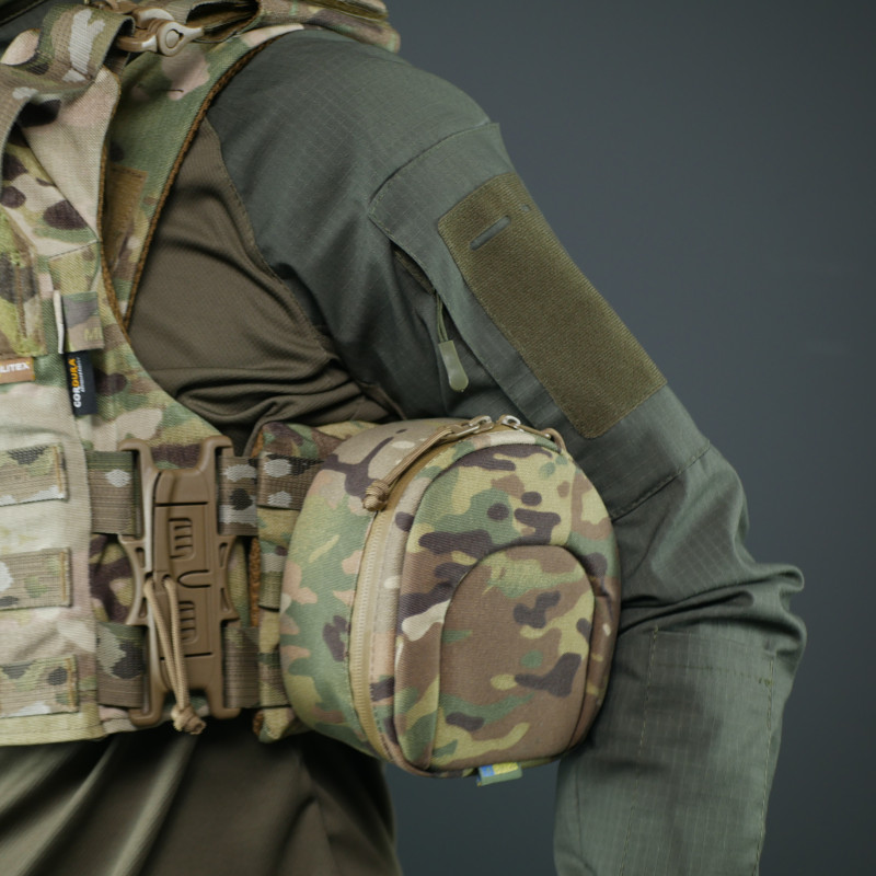 Тактический подсумок для хранения и переноски наушников Sound Guard (L) Мультикам — Kiborg 