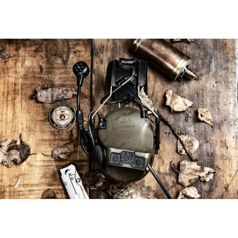 Наушники активные 3M MT14H418A-86 GN PELTOR™ ComTac™ VIII, зеленые, 4-контакт (NATO)