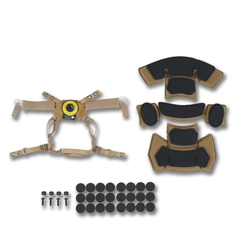 Підвісна система + подушки для шолому Team Wendy Cam Fit (R) GEN.2 V2 Койот