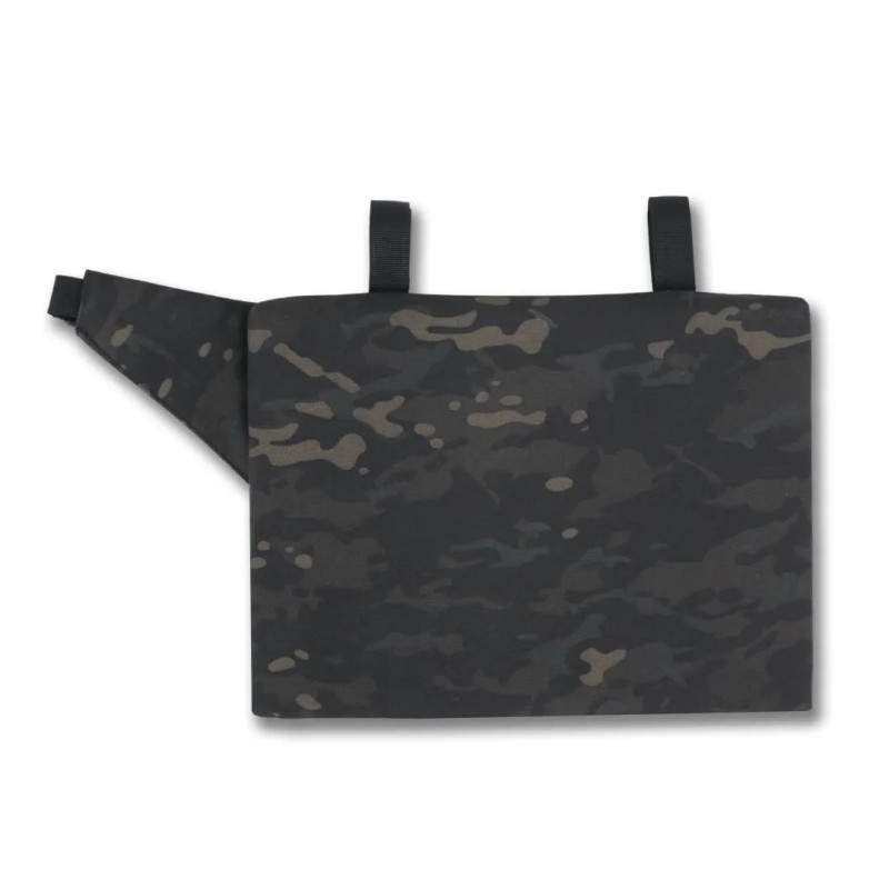 Каремат-сидушка 20mm Kiborg (Чорний мультикам, з балістичним пакетом 1 класу Militex)