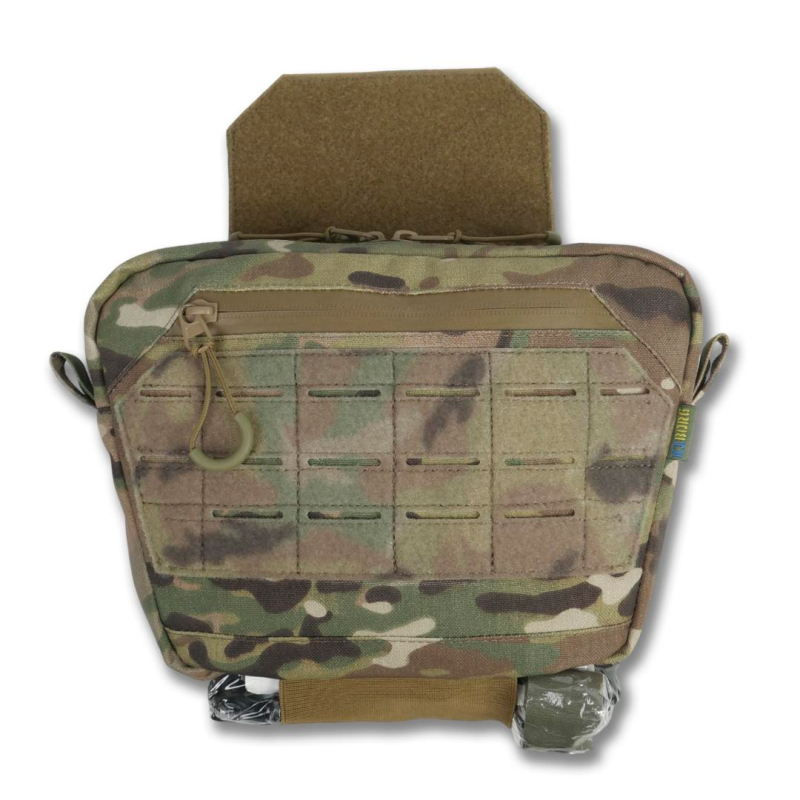 Сумка-напашник Kiborg GU XL (Мультикам, з балістичним пакетом 2 класу Militex)