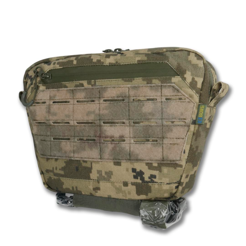Сумка-напашник Kiborg GU XL (Пиксель, с баллистическим пакетом 2 класса Militex)