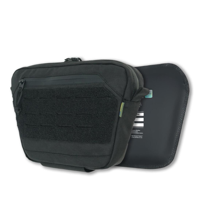 Сумка-напашник Kiborg GU XL (Черный, с баллистическим пакетом 2 класса Militex)